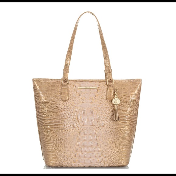 New Brahmin LG Croco Leather Asher Chiffon Ombre - Picture 3 of 6